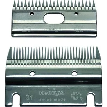 Úprava srsti hospodářského zvířete Sada nožů Heiniger skot a koně 31/23 - pro čistou srst