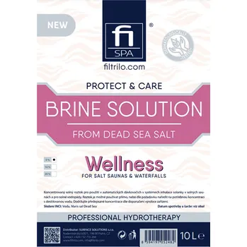 Fi SPA Brine solution solný roztok pro solné sauny a vodopády z Mrtvého moře 5% 10L