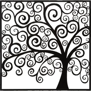 Kovová nástěnná dekorace 100x100 cm Three Plus – Mauro Ferretti ID_1547134