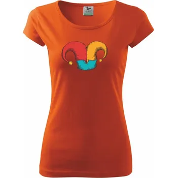 Dámské tričko Čepice pro šaška - Dámské triko Pure - XS ( Oranžová )