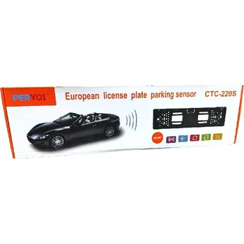 Povinná bezpečnostní výbava Autokamera SPZ plate FO220S - parkovací autokamera a parkovací asistent v rámečku na zadní SPZ