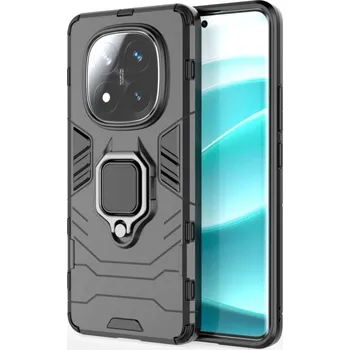 Pouzdro na mobilní telefon Lenuo Armor obal pro Xiaomi Redmi Note 14 Pro+ 5G černá