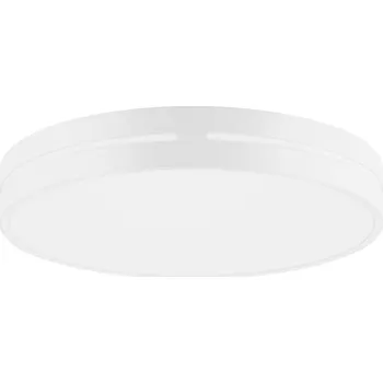 Bílé kovové stropní LED světlo Nova Luce Wheel 45 cm