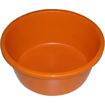 krmítko pro hospodářská zvířata Mísa plastová GEWA, 15 l, oranžová