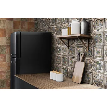 Dlažba MAINZU TIN TILE AR423 20 cm x 20 cm x 0,75 cm krémová 1 m2