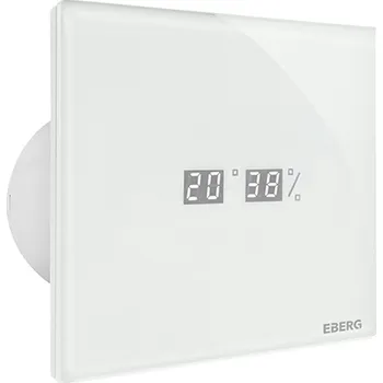 Domácí ventilátor Ventilátor EBERG e100 GTH sklo hygro časovač bílý