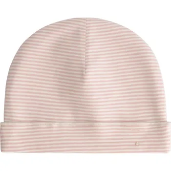 Kojenecká čepice GRAY LABEL Čepička Baby GOTS - Faded pink - Cream Velikost: 0-6m