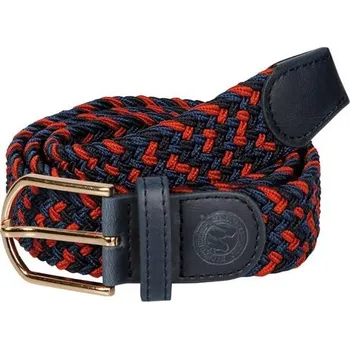 Opasek Pletený pásek Harrys Horse - modro-červený, 70cm