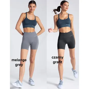 Dámské legíny GATTA Dámské legíny Active-seamless-shorts-01 Barva: czarny-grafit, Velikost: L