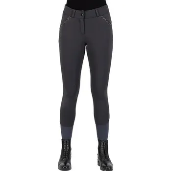 Jezdecké kalhoty Dámské termorajtky Easy Rider Emilie, tmavě šedé - vel. 40
