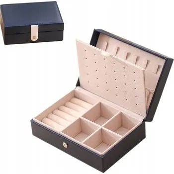 Šperkovnice Šperkovnice na bižuterii obdélníková, organizér Granátová