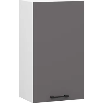 Kuchyňská skříňka Závěsná kuchyňská skříňka OLIVIE 40x72 cm matná bílá/matná grafitově šedá
