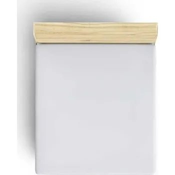 Prostěradlo Bílé napínací bavlněné prostěradlo 140x200 cm – Mijolnir ID_1717590