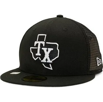 Módní doplněk Kšiltovka New Era 59FIFTY MLB "2022 Batting Practice" Texas Rangers - Black velikosti fitted caps 7 1/4 (57.7 cm)