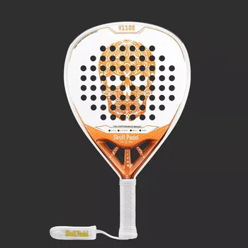 Tenis Padelová raketa Skull Padel V1100 White Carbon 24K
