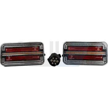 Auto-moto TT TECHNOLOGY Sada zadních bezdrátových magnetických LED světel s dynamickými blinkry, Wi-Fi, 3 funkce, 12-24V