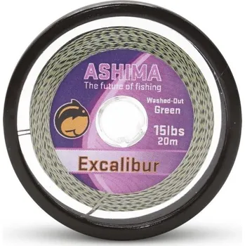 Ashima šňůrka Excalibur 20m - 25lb hnědá