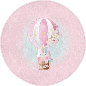 Koberec Růžový dětský koberec ø 80 cm Comfort – Mila Home ID_1622254