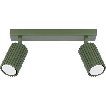 Bodové svítidlo Zelené bodové svítidlo 6,5x30 cm Gleam – Sollux ID_1718908
