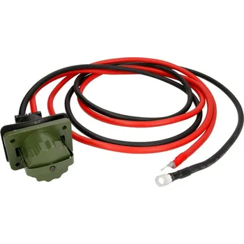 Startovací zdroj Odtahové vozy Zásuvka NATO Hliníková s kabelem 3 m