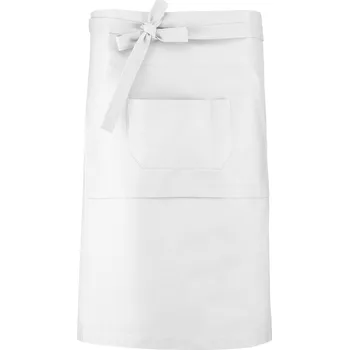 Kuchyňská zástěra KARIBAN Barmanská zástěra K887 Velikost: uni, Barva: bílá