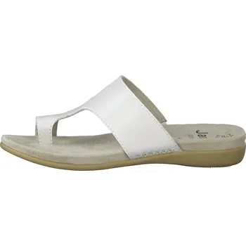 Dámské pantofle JANA SHOES NĚMECKO Letní dámské nazouváky JANA 150 bílé kožené Velikost: 39