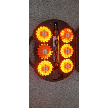 Maják Vignal VAROVNÝ SIGNÁL - SADA 6 DOBÍJECÍCH LED VÝSTRAŽNÝCH MAJÁKŮ