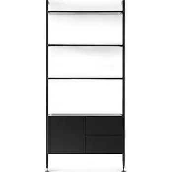 Knihovna Černá knihovna v dekoru dubu 94x210 cm Edge by Hammel - Hammel Furniture ID_1456510