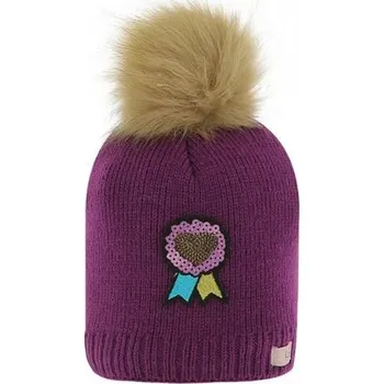 Čepice Dětská čepice Equitheme Funny - fialová
