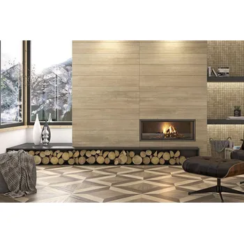 Dlažba GRESPANIA SAJONIA AD411 19,5 cm x 120 cm x 1,13 cm šedá 1,22 m2