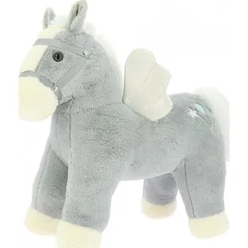 plyšák Plyšový koník Equi-kids Ailes, stojící - 48 cm, šedý