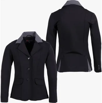 Jezdecké sako Dětské jezdecké sako QHP Quinn, černé - černé, vel. 152