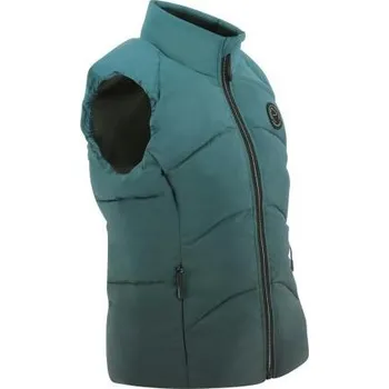 Jezdecké oblečení Dámská zimní vesta Equitheme Lina, duhově tyrkysová - vel. M