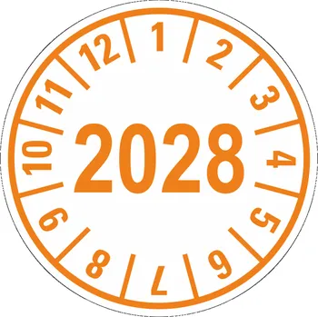 Papír Kontrolní kolečko - 2028 samolepící vinylová fólie 25 mm aršík 30 kusů