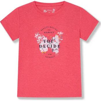 Chlapecké oblečení Dívčí tričko - Wolf S2516, sytě růžová Barva: Růžová, Velikost: 152