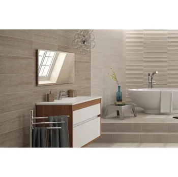 Dlažba ROCERSA SUNSET AC211 31,6 cm x 60,8 cm x 0,9 cm krémová 1,08 m2