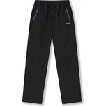 Chlapecké outdoorové kalhoty - Wolf T2551, černá / modré zipy Barva: Černá, Velikost: 158