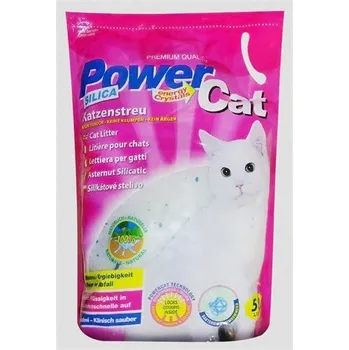 Podestýlka pro kočku Stelivo pro kočky POWERcat silikát - 5 l