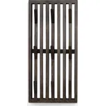 Tmavě hnědý nástěnný věšák z dubového dřeva 24 cm Parco – Spinder Design ID_1678140