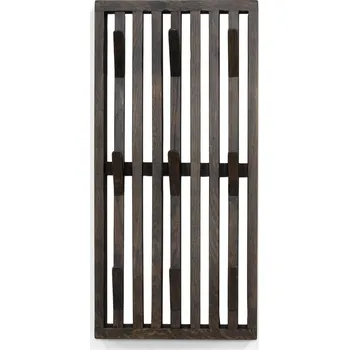 Věšák Tmavě hnědý nástěnný věšák z dubového dřeva 24 cm Parco – Spinder Design ID_1678140