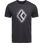 Pánské tričko Black Diamond M CHALKED UP 2.0 SS TEE Charcoal|S