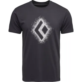 Pánské tričko Black Diamond M CHALKED UP 2.0 SS TEE Charcoal|S