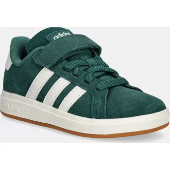 Chlapecké tenisky Dětské sneakers boty adidas GRAND COURT 00s zelená barva, JP5898 79X, EUR 33.5