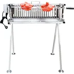 Nerezový gril na kuře, kýtu a pečeni / 2x Rotisserie UG Grill