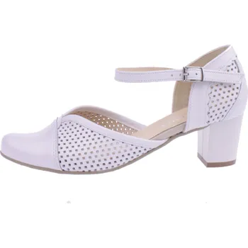 Dámské lodičky OBUV JANA ČR Boty JANA 2769 béžové kožené lodičky Velikost: 41