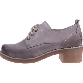 Dámské polobotky OBUV JANA ČR Boty JANA 650 šedé dámské kožené poloboky Velikost: 36