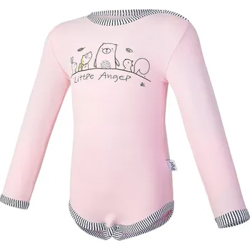 Kojenecký body Little Angel Body smyk zvířátka DR Outlast® - sv.růžová Velikost: 80
