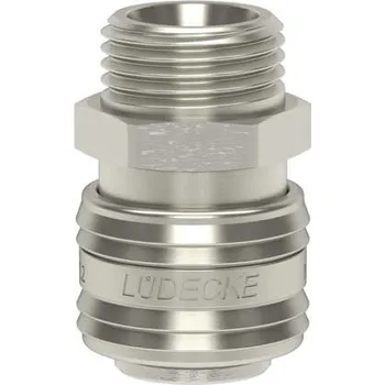 Lüdecke rychlospojka Standard, závit G3/8"a, poniklovaná