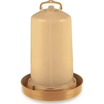 napáječka pro hospodářská zvířata Napáječka pro drůbež Premium s bajonetem, zátkou a držadlem, zlatá - 12 l