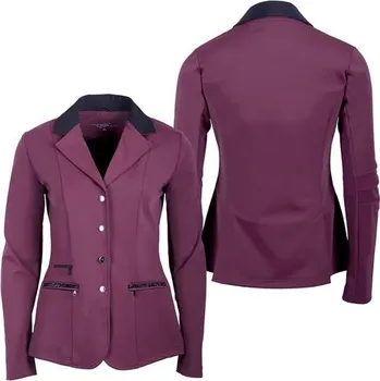 Jezdecké sako Dámské jezdecké sako QHP Juliet, vínové - vel. 38